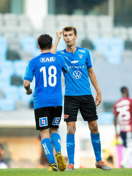 Halmstads Emil Tot Wikström och Rasmus Wiedesheim-Paul