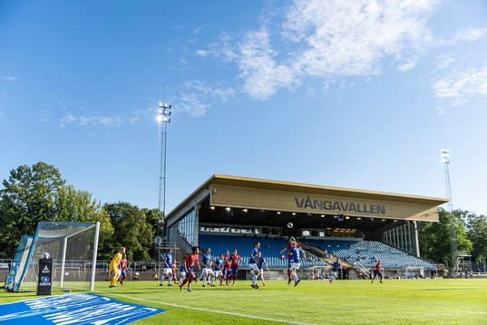 Generell vy över Vångavallen