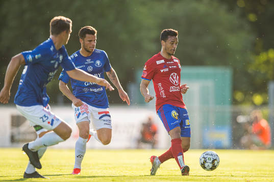 Trelleborgs Herman Hallberg och Östers Marc Rochester