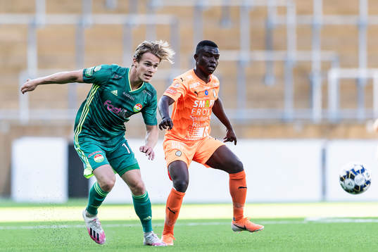 Dalkurds Hampus Finndell och AFC Eskilstunas Mohammed Sadat