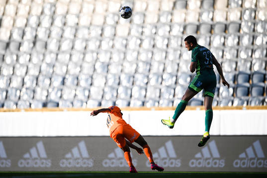 Dalkurds Irfan Jasarevicunder fotbollsmatchen i Superettan