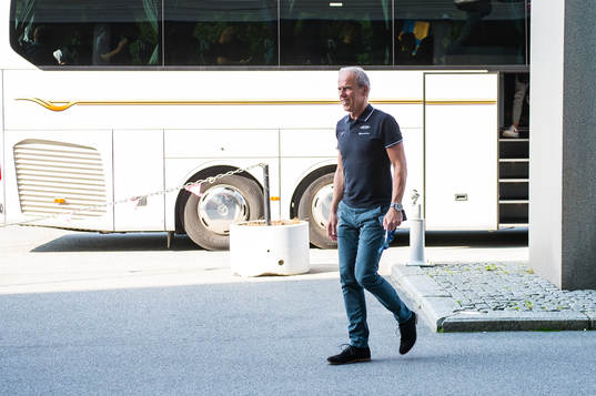Rune Soltvedt, sports director of Brann, arrives
