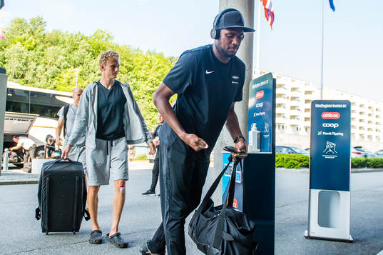 Ali Nadhoim Ahamada of Brann arrives