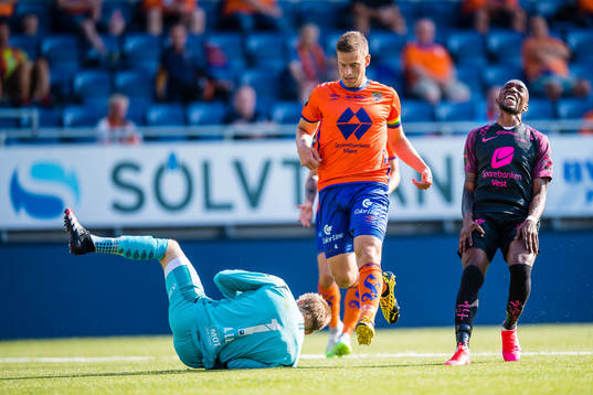 Andreas Lie, Jonas Grønner of Aalesund and Karamoko Daouda
