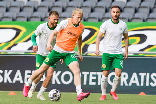 Hammarbys Dennis Widgren, Gustav Ludwigson och Muamer