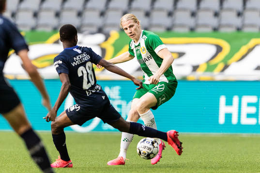 IFK Göteborgs Alhassan Yusuf Abdullahi och Hammarbys