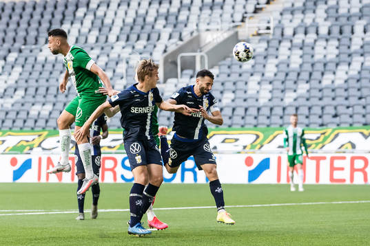 Hammarbys Imad Khalili och IFK Göteborgs Jesper Tolinsson