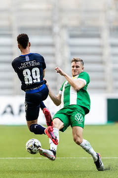 IFK Göteborgs Tobias Sana och Hammarbys Richard Magyar