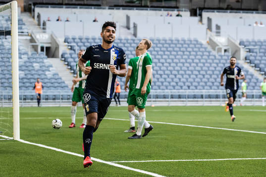 IFK Göteborgs Hosam Aiesh jublar