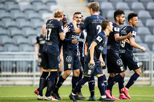 IFK Göteborgs Sargon Abraham jublar