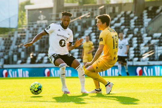 Samuel Adeniyi Adegbenro of Rosenborg and Sondre Brunstad