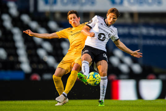Sondre Brunstad Fet of Bodø/Glimt and Marius Lundemo of