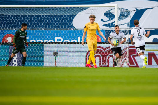 Dino Islamovic of Rosenborg celebrates