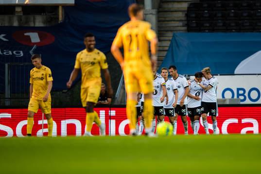 Anders Trondsen of Rosenborg celebrates