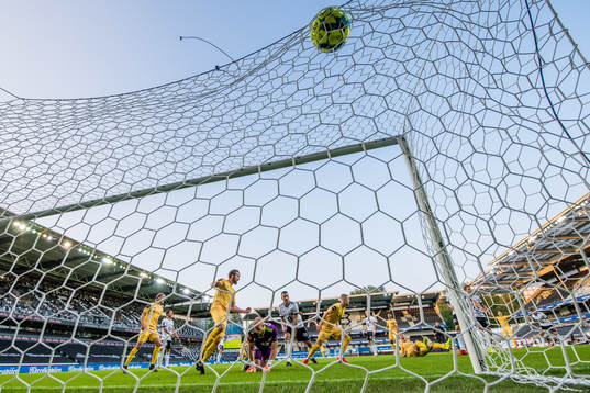 Ola Selvaag Solbakken of Bodø/Glimt celebrates