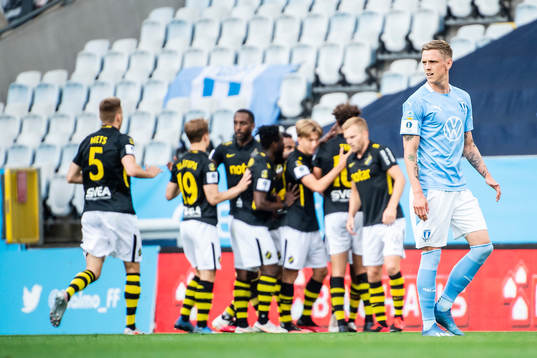 Malmö FFs Sören Rieks deppar