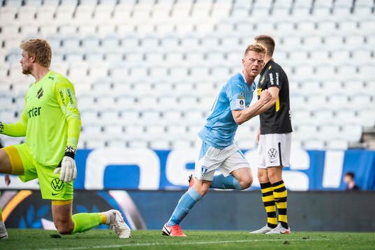 Malmö FFs Anders Christiansen jublar