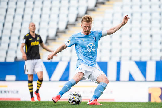 Malmö FFs Anders Christiansen gör 1-1