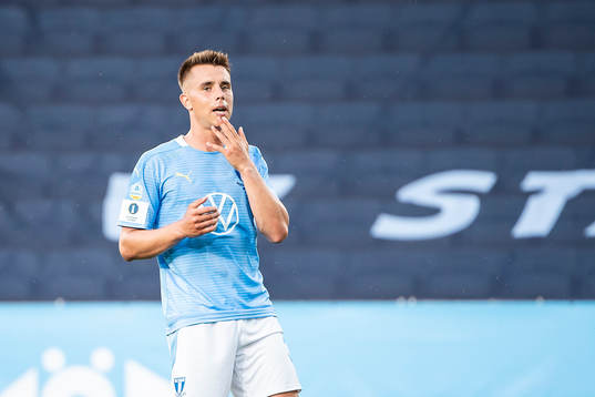 Malmö FFs Jonas Knudsen deppar