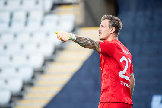 Malmö FFs målvakt Johan Dahlin