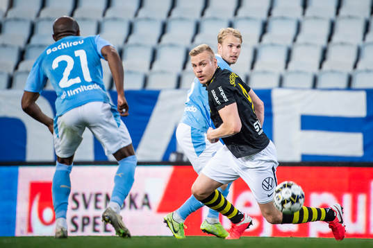 s Kolbeinn Sigthorsson och Malmö FFs Oscar Lewicki