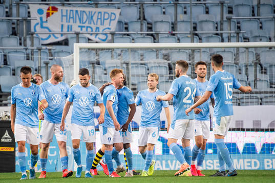 Malmö FFs Anders Christiansen jublar