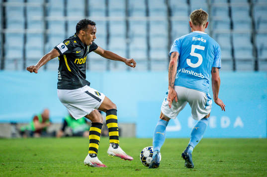 s Bilal Hussein mot Malmö FFs Sören Rieks