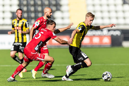 Elfsborgs Leo Väisänen och Häckens Jasse Tuominen
