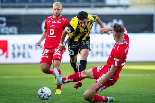 Häckens Daleho Irandust med en målchans