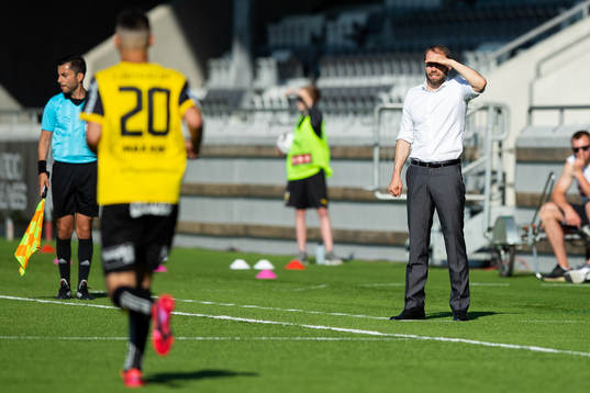 Häckens tränare Andreas Alm