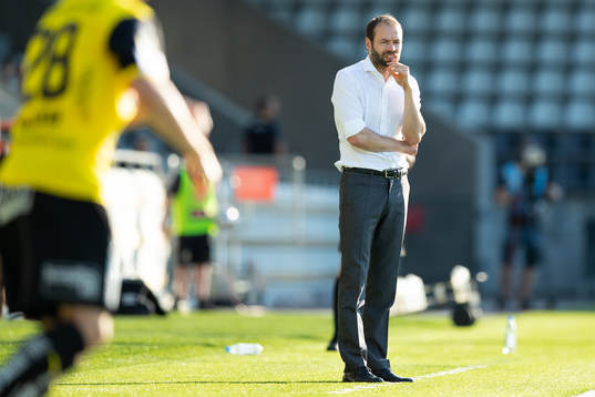 Häckens tränare Andreas Alm