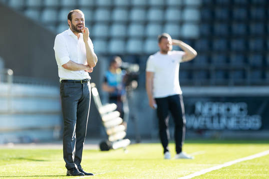 Häckens tränare Andreas Alm