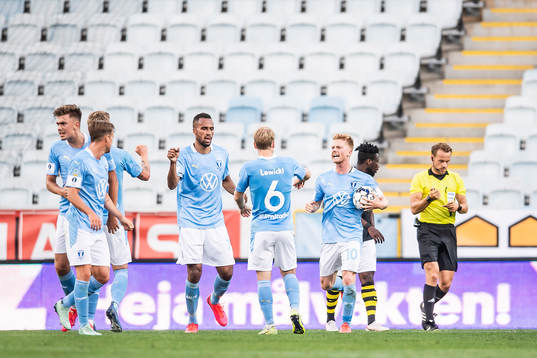 Malmö FFs Anders Christiansen jublar