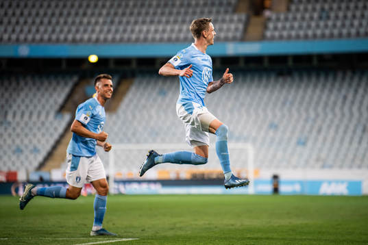Malmö FFs Sören Rieks jublar