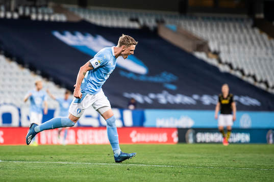 Malmö FFs Sören Rieks jublar