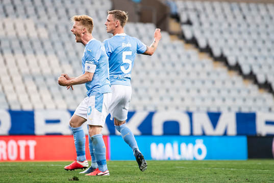 Malmö FFs Anders Christiansen jublar