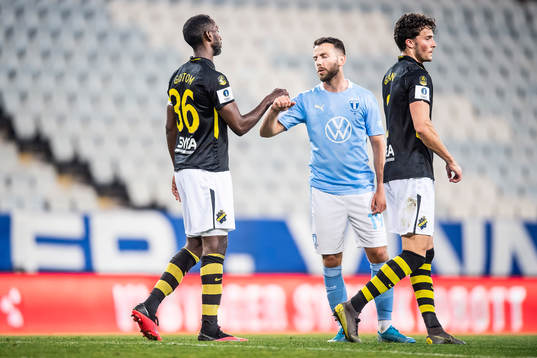 s Henok Goitom och Daniel Granli samt Malmö FFs Erdal Rakip