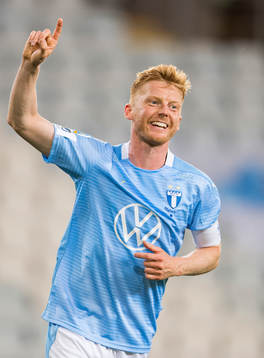Malmö FFs Anders Christiansen jublar