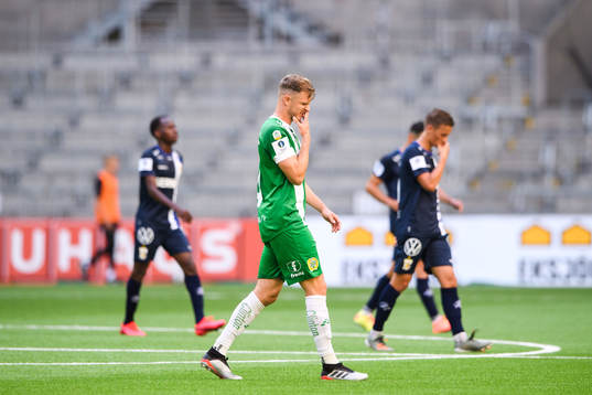 Hammarbys Richard Magyar deppar
