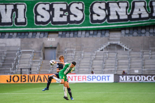 IFK Göteborgs Jesper Tolinsson och Hammarbys Paulinho