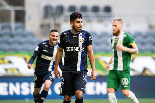 IFK Göteborgs Hosam Aiesh jublar
