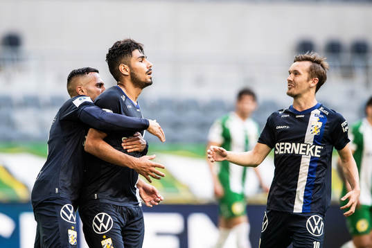 IFK Göteborgs Sargon Abraham, Hosam Aiesh och Patrik