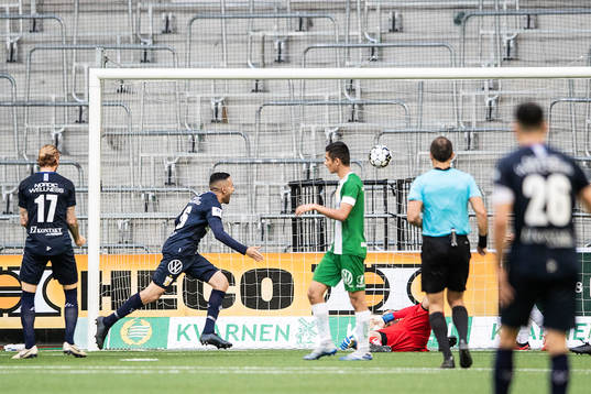 IFK Göteborgs Sargon Abraham jublar
