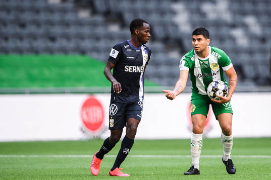 IFK Göteborgs Alhassan Yusuf Abdullahi och Hammarbys