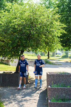 Djurgårdens Olivia Schough och Simone Edefall