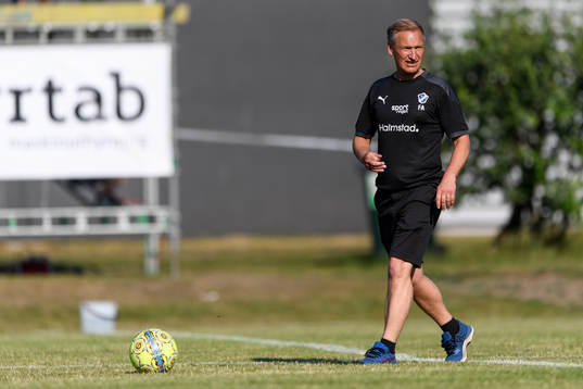 Halmstads tränare Fredrik Andersson