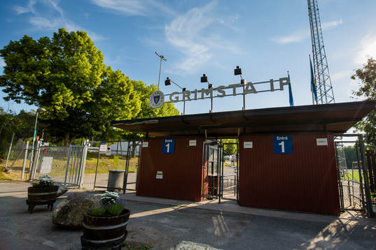 Vy över Grimsta IP
