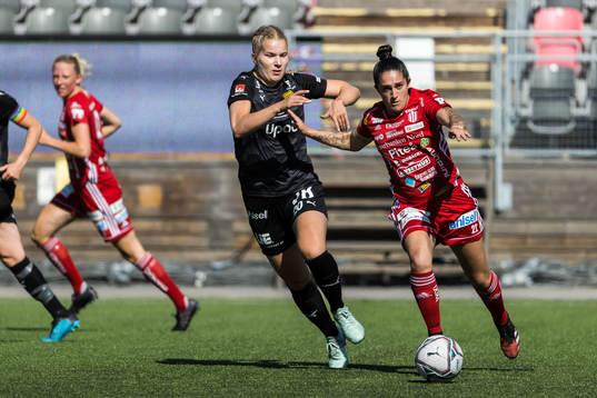 Umeås Wilma Öhman och Piteås Fernanda Da Silva
