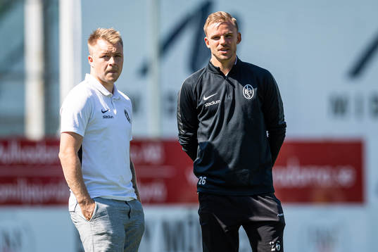 Landskronas Niklas Nielsen och Jonathan Asp