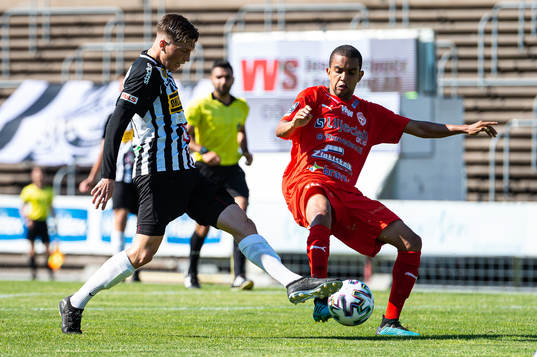 Landskronas Kevin Jensen och Värnamos Erick Brendon